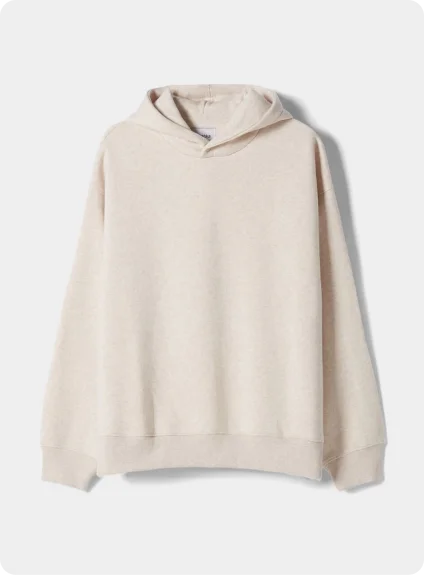 Yumuşak Örme Kapüşonlu Sweatshirt