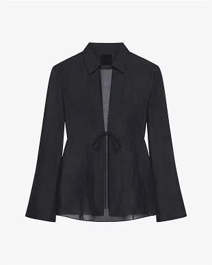 Bağcıklı Peplum Ceket