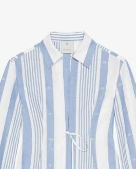 Çizgili Oversize Gömlek